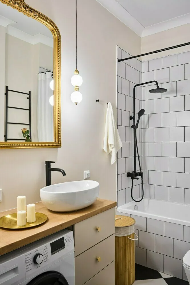 Foto: im Stil der 60er Jahre, Badezimmer, Umgestaltung – Foto auf unserer Website