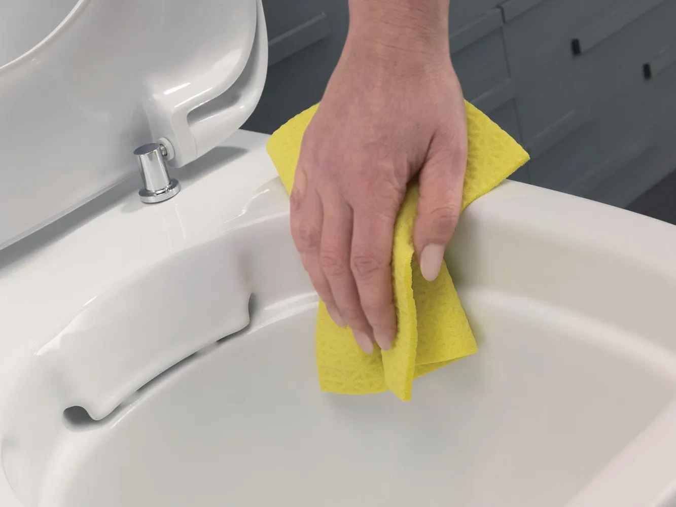 照片:现代风格浴室,LAUFEN、Geyser、Roca、浴室配件、节水、生态、智能水暖、马桶-坐便器、In-Wash Inspira – 我们网站上的照片