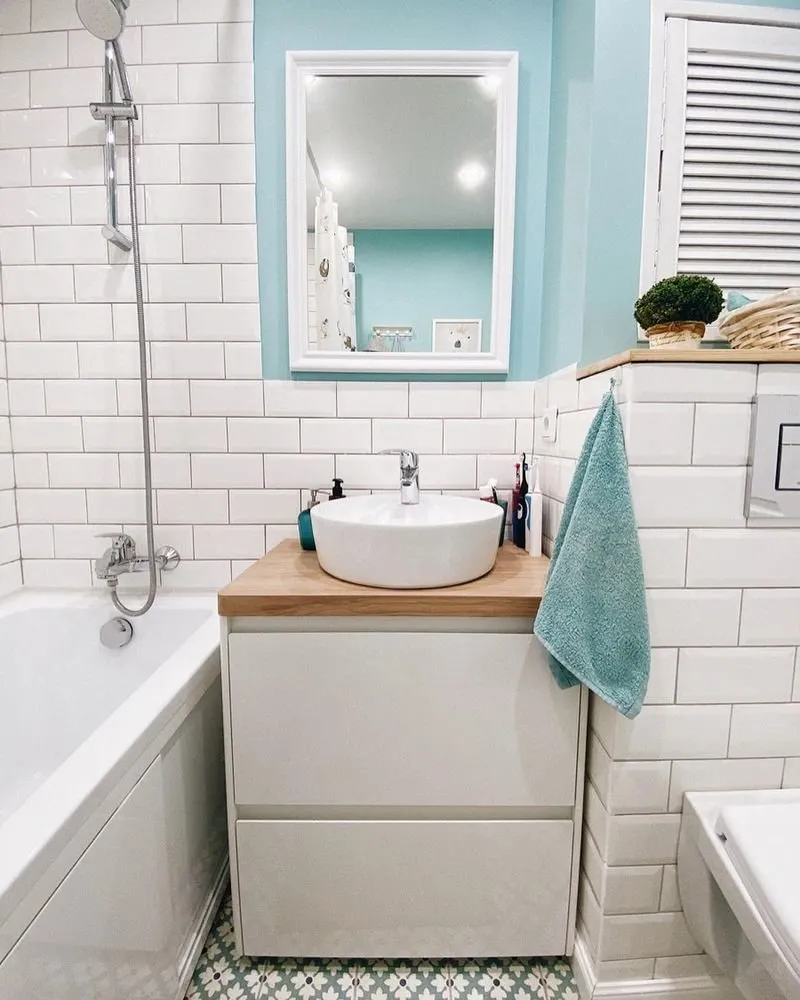 Foto: estilo, Baño, Reparación en la práctica, ideas para baños, baño en casa de estilo brezhnev, reparaciones de baños – fotos en nuestro sitio web