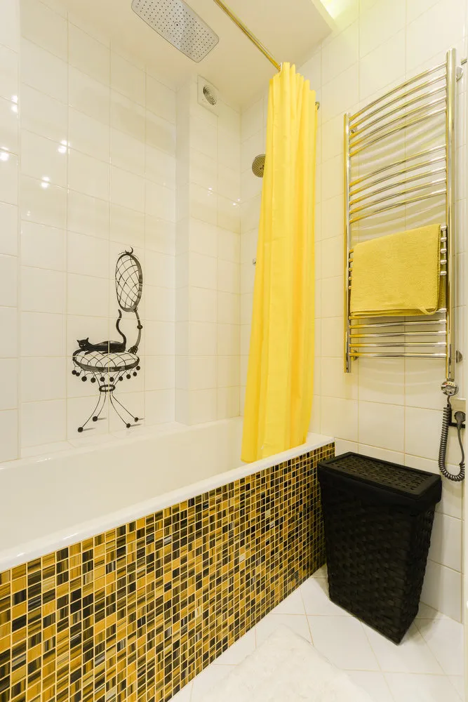 照片:现代浴室,公寓,每周项目,莫斯科郊区,马拉霍夫卡,斯维特拉娜·尤尔科娃,2间房,60-90平方米,整体砖结构,卢贝茨,‘马哈特’住宅综合体 – 我们网站上的照片