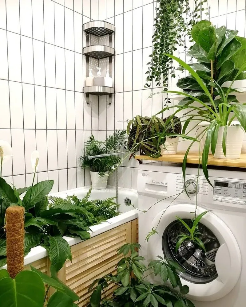 Foto: en estilo ecológico, Baño, Reparación práctica, Khrushchev, 40-60 metros - fotos en nuestro sitio web