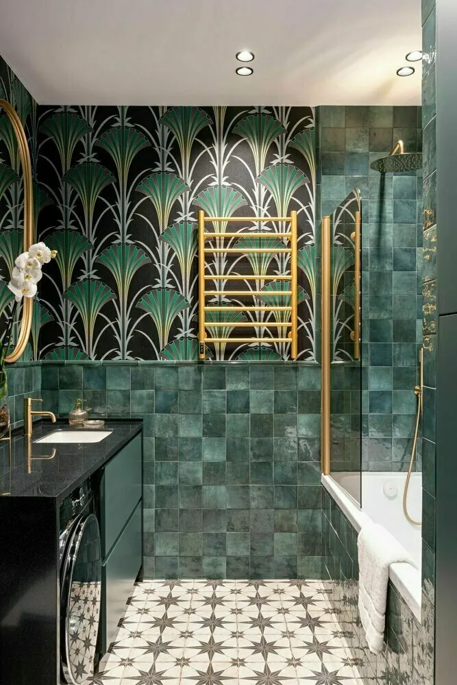 Фото: в стилі, Ванна, Інтер'єр кімнати, Дизайн інтер'єру, Поради, як обустати санвузол, інтер'єр ванної, ванна кімната, дизайн маленької ванни, як оформити маленьку ванну, як зробити ванну комфортною, зручна ванна, ремонт санвузла, ванна кімната в скандинавському стилі, суміщений санвузол, ванна в 2025, санвузол в 2025 – фото на нашому сайті