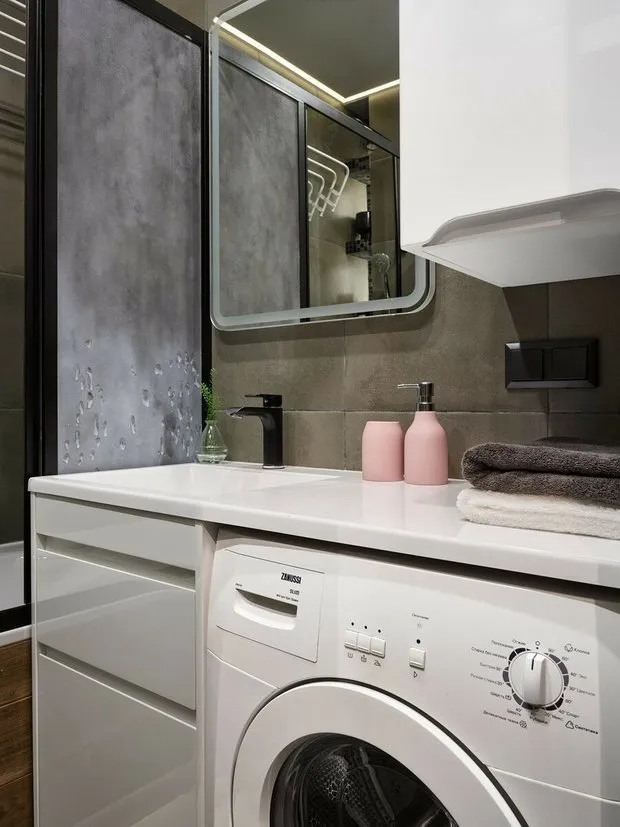 Foto: estilo, Baño, Apartamento pequeño – foto en nuestro sitio web
