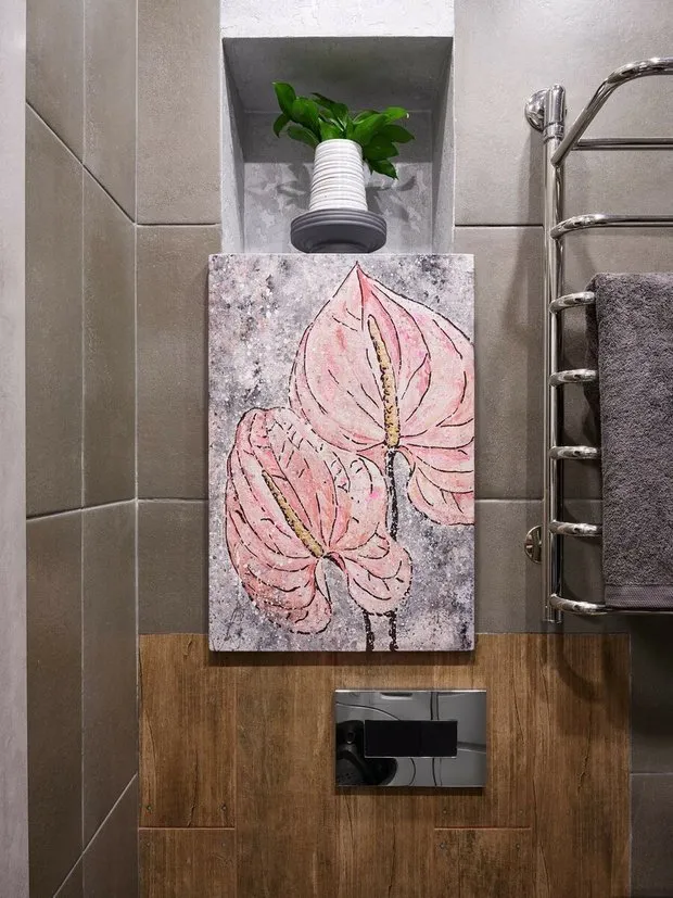 Foto: estilo, Baño, Apartamento pequeño – foto en nuestro sitio web