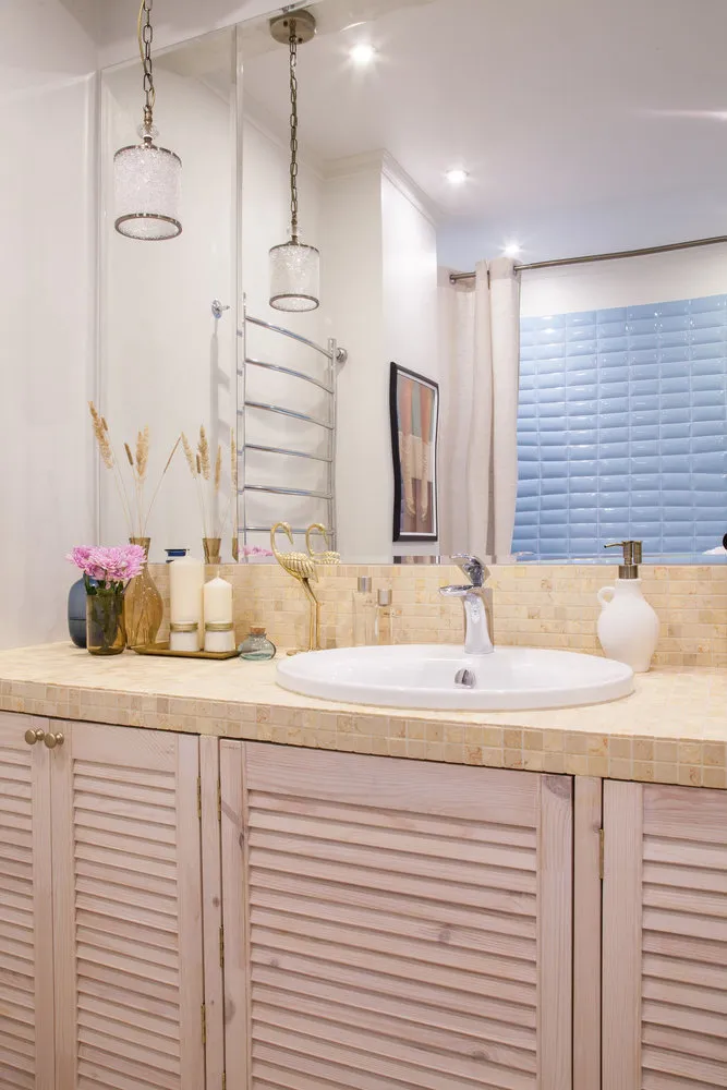 照片:经典浴室风格、公寓、技巧、斯大林时期建筑、板楼 – 我们网站上的照片