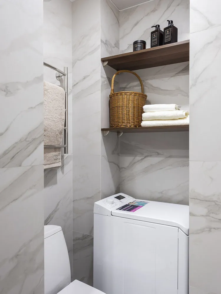 照片:现代浴室风格、公寓、技巧、斯大林时期建筑、板楼 – 我们网站上的照片