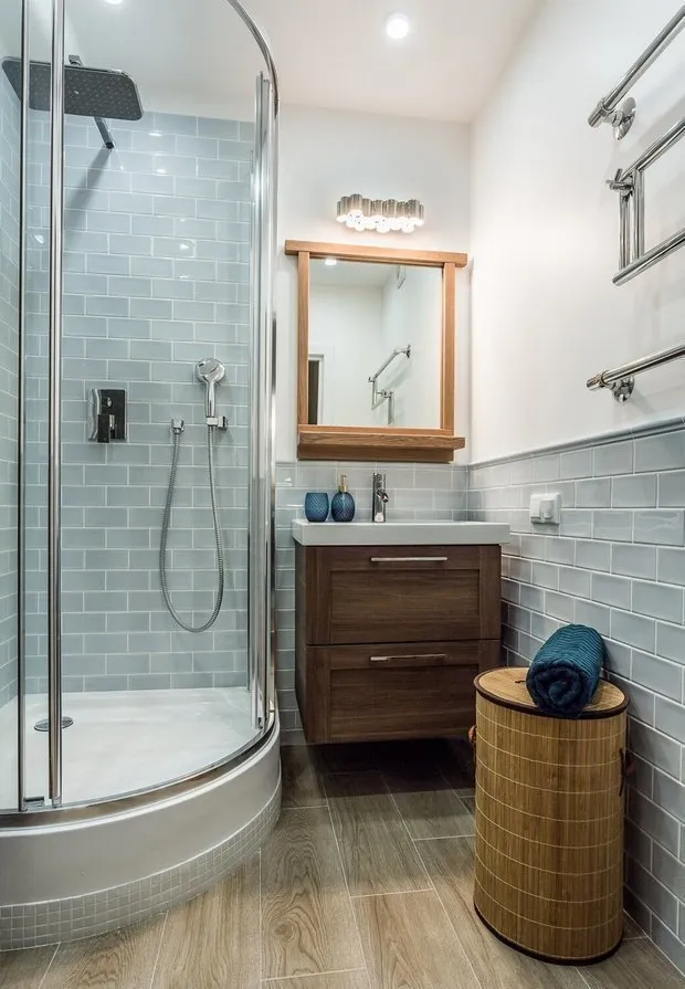 Photo: Modern bathroom style, Tips, Decoration Encyclopedia – photo on our website