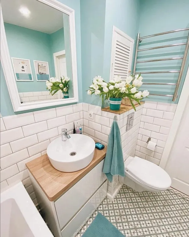 Foto: estilo, Baño, Consejos, Reparación en la práctica – fotos en nuestro sitio web