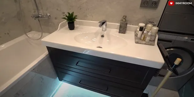 Foto: Sala de estar en estilo Moderno, Minimalismo, Ecológico, Baño, Consejos – foto en nuestro sitio web