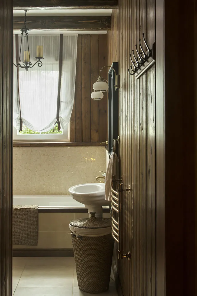 照片：生态风格浴室，Ariston，乡村地块建议 – 网站上的照片