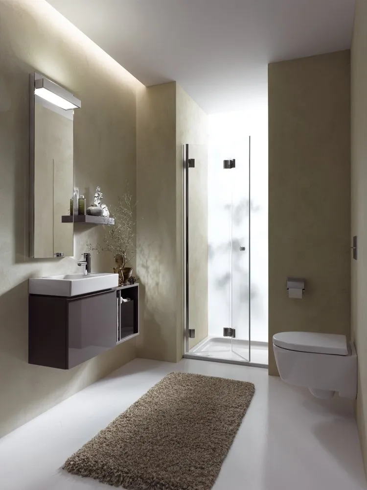 照片：极简浴室，小贴士，Geberit，卫生百科全书 – 我们网站上的照片