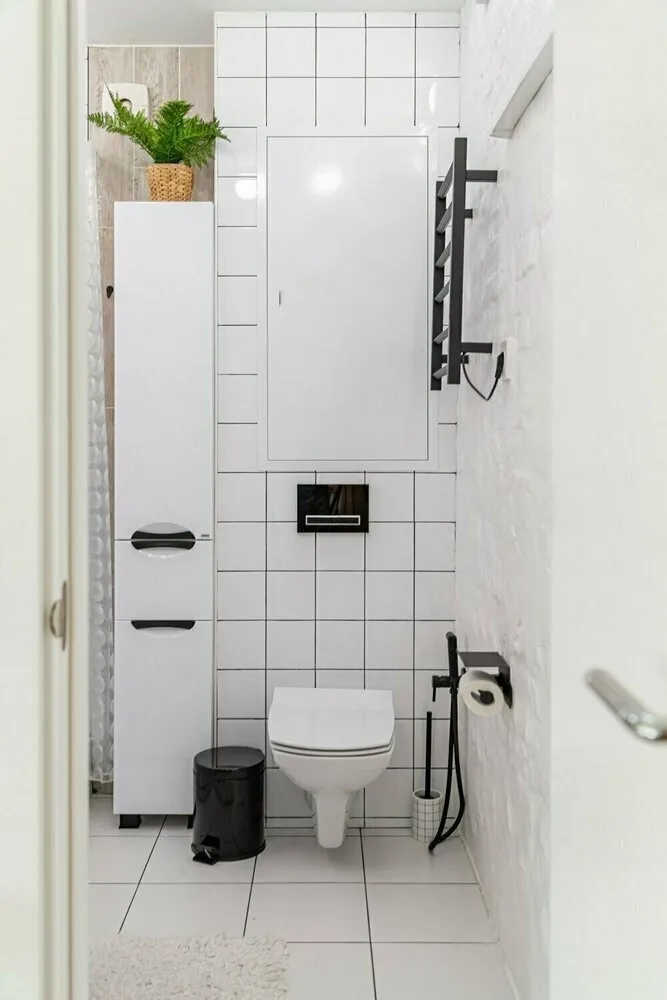 Foto: estilo, Baño, Diseño de interiores, Consejos, Remodelación rápida del baño, Decoración del baño, Cómo organizar el baño, Interiores de baño, Cómo hacer el trabajo por uno mismo, Remodelación del baño, Remodelación económica de baño, Remodelación económica, Baño en casa хрущёвка – fotos en nuestro sitio web