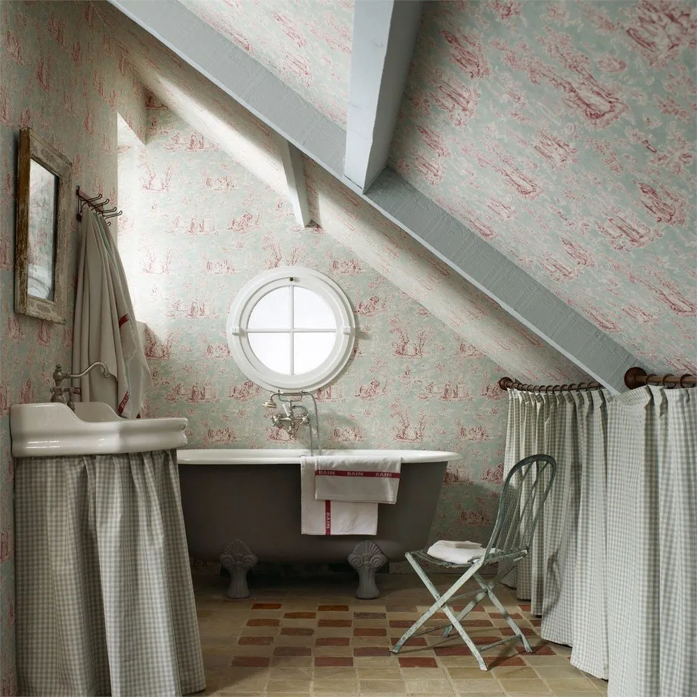 照片：普罗旺斯和乡村风格浴室，技巧 – 我们网站上的照片