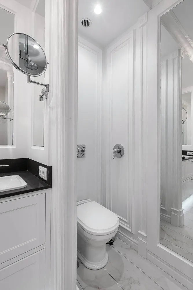 照片：时尚风格浴室，技巧——我们网站上的照片