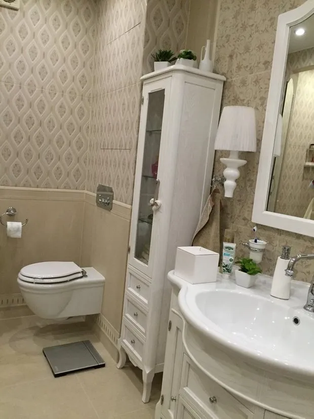 照片：普罗旺斯和乡村风格浴室，技巧——我们网站上的照片