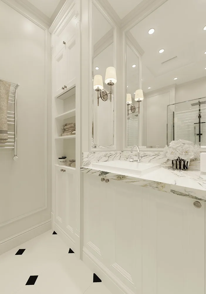 照片：时尚风格，浴室，技巧——我们网站上的照片