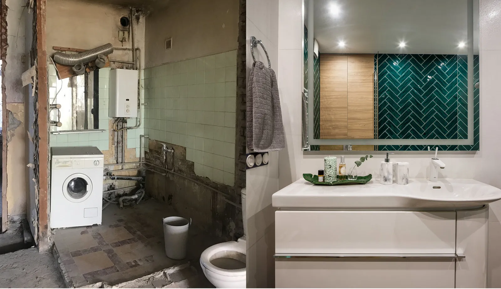 Фотографія: в стилі , Ванна, Гід, до і після – фото на нашому сайті