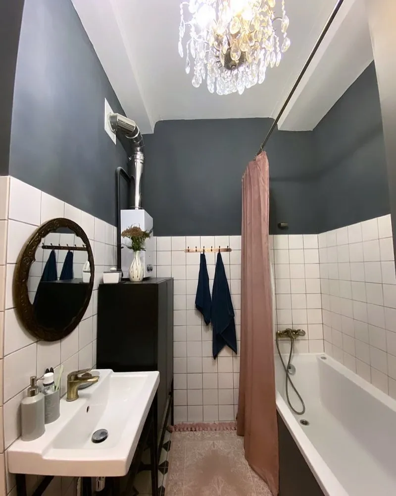 Foto: Baño en estilo Escandinavo, Reparación en práctica, reparación de estalinismo – fotos en nuestro sitio web