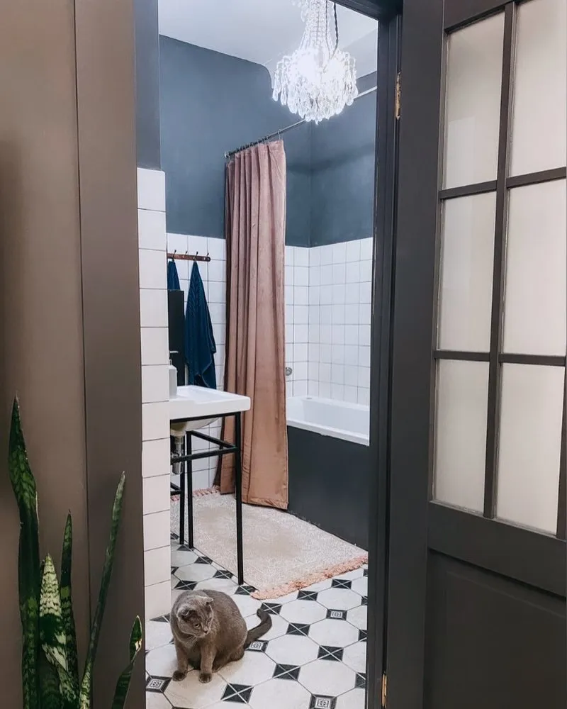 Foto: Baño en estilo Escandinavo, Reparación en práctica, reparación de estalinismo – fotos en nuestro sitio web