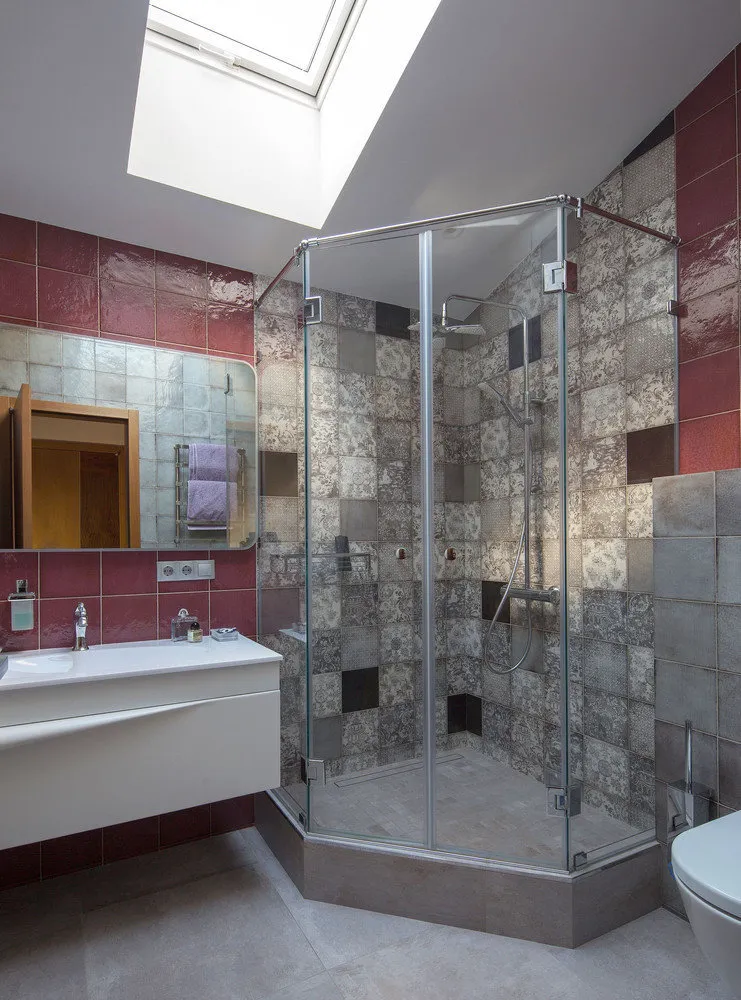 照片:现代风格浴室,房屋,每周项目,莫斯科地区,莫斯科,Anna Gerasimova – 网站上的照片