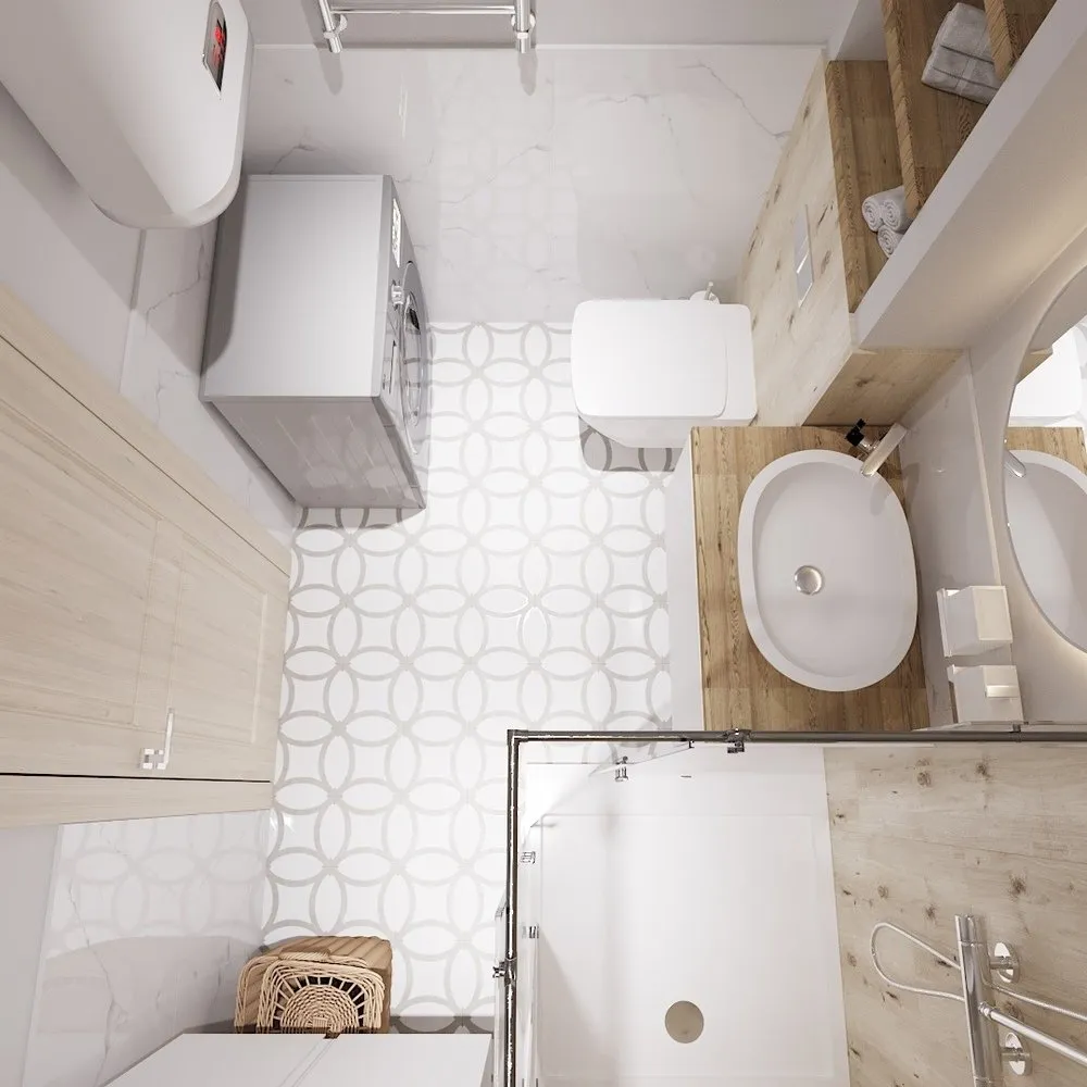 图片：风格，浴室，建议，卫生间规划，标准卫生间，娜塔莉亚·沙姆舒里娜 – 我们网站上的照片