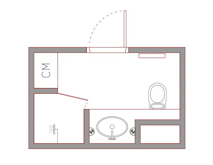 照片：风格、浴室、改造、КОПЭ、板楼、两居室、40-60平方米、Leroy Merlin、玛格丽塔·福明、娜杰达·莫佳切娃、洗衣区——我们网站上的照片