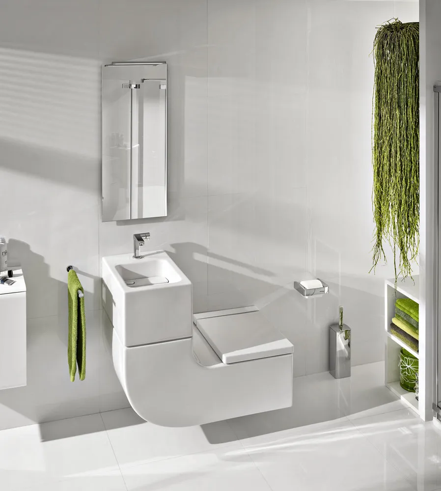 W+W 是一种节水解决方案，将洗手盆和马桶结合在一起