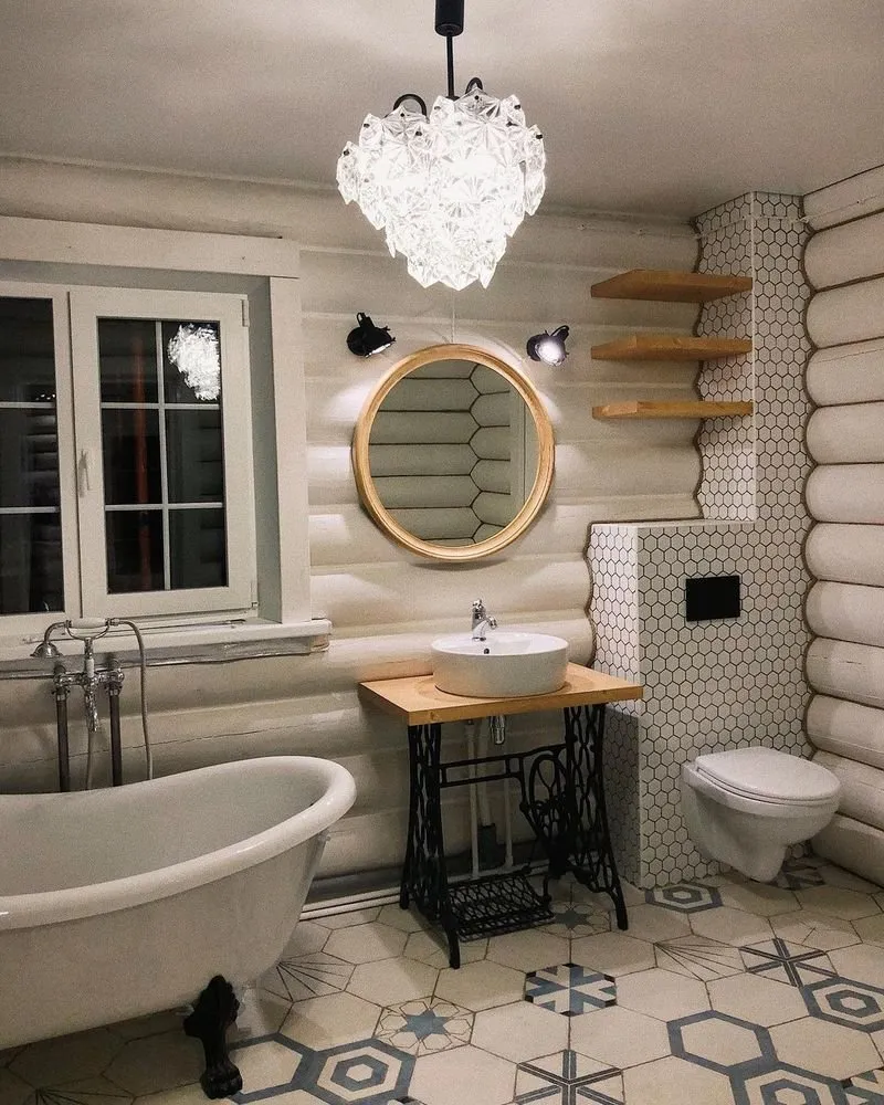 照片：风格，浴室，实际装修，浴室装修照片 - 查看我们网站上的照片