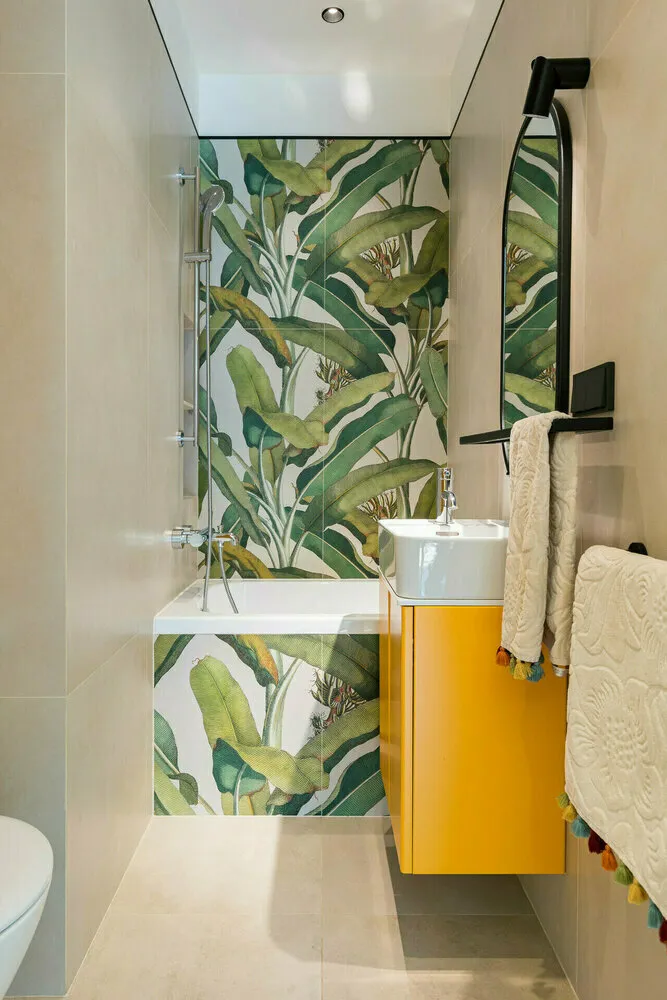 Foto: baño, consejos, baño en estilo escandinavo, diseño de baño, baño pequeño, organización del espacio en el baño, artículo de audio – foto en nuestro sitio web