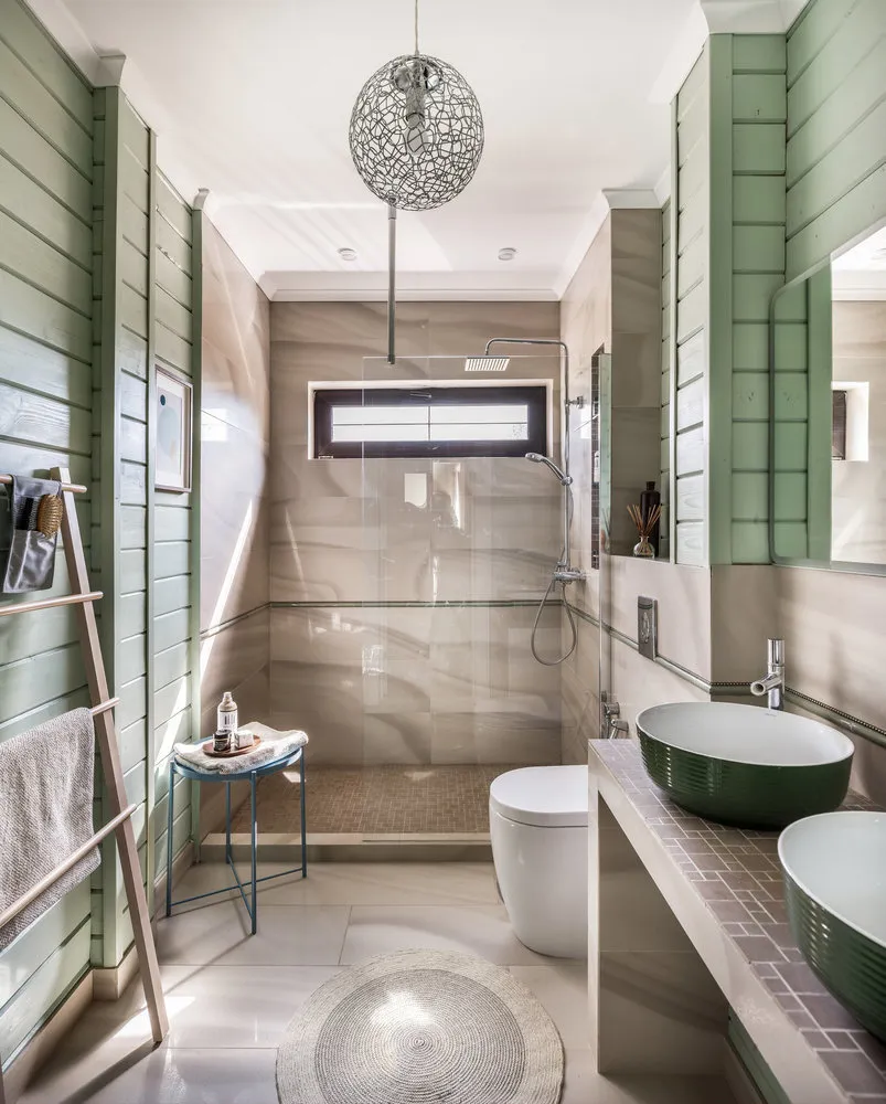 Foto: estilo , Baño, Ducha, IKEA, Alexandra Nikulina, Tatiana Damiani-Kashchanova, Ludmila Danel'vich, Anastasia Vishnevskaya, Maria Mikena, Daria Sirotina, Irina Raiser, Yekaterina Usikova, Nadежda Malых y Maxim Bondarenko, Ekaterina Shymkевич – fotos en nuestro sitio web