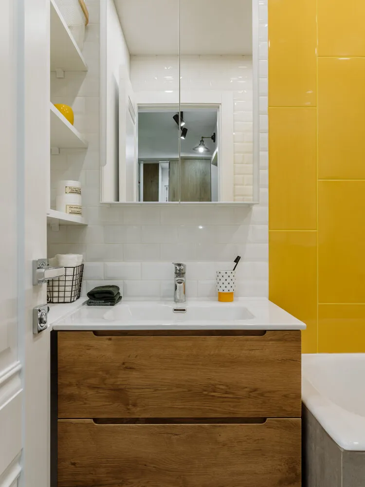 Foto: baño en estilo escandinavo, moderno, sala de estar, consejos, Carton Group – fotos en nuestro sitio web