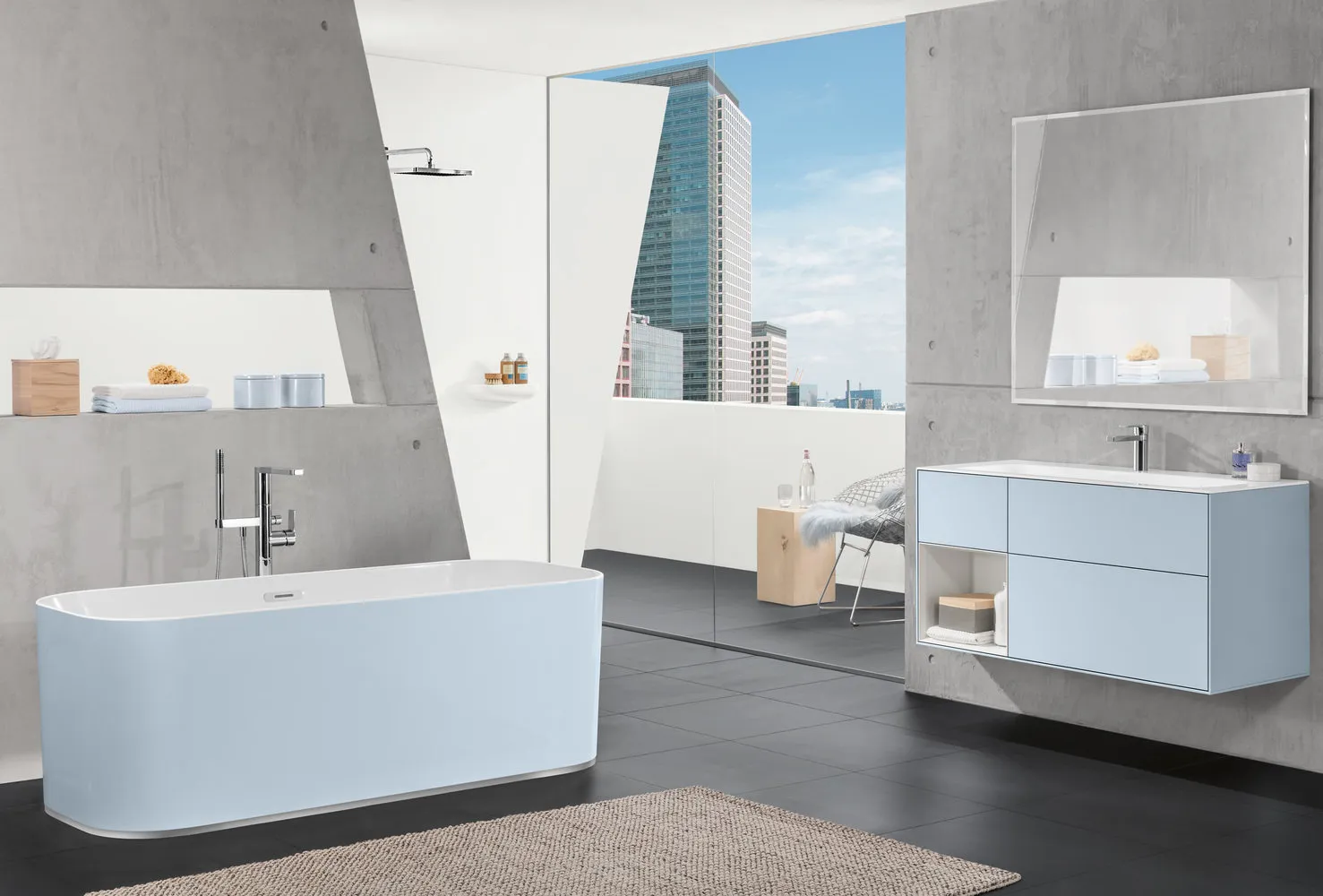 Photo: style, Bathroom, Interior decor, Villeroy&Boch – photo on our website