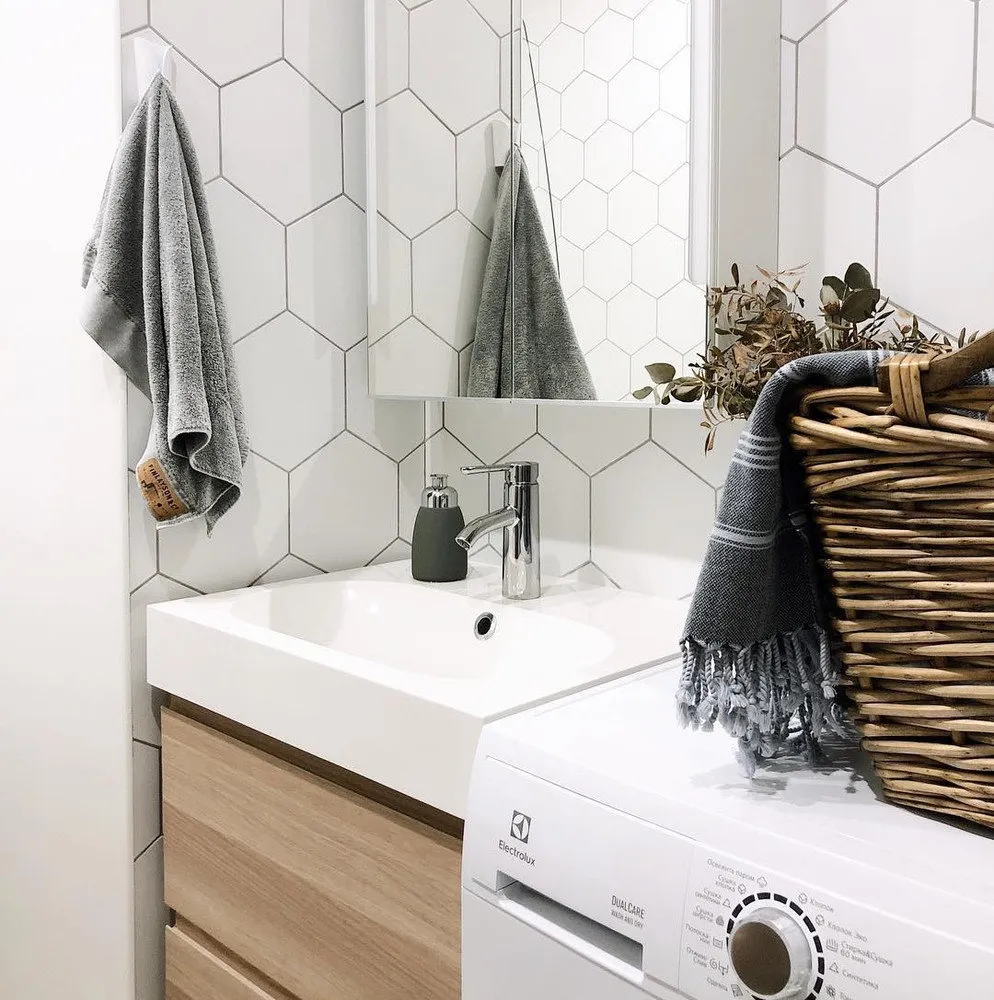 Photo : style scandinave, salle de bain, conseils – photo sur notre site