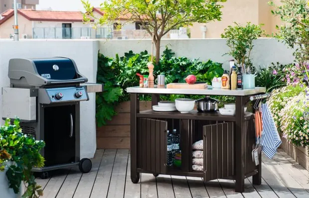 如果您在乡村别墅：如何设置烧烤区域