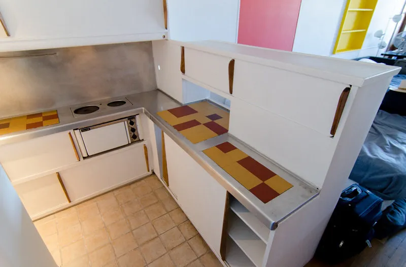 勒·柯布西耶住宅中的典型公寓