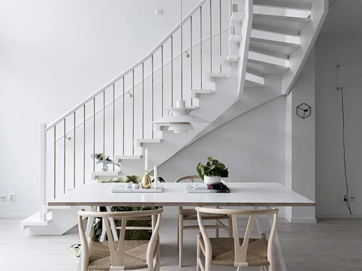 Двухрівневий будинок у білому кольорі в Швеції (97 м²) - Gallery image 6