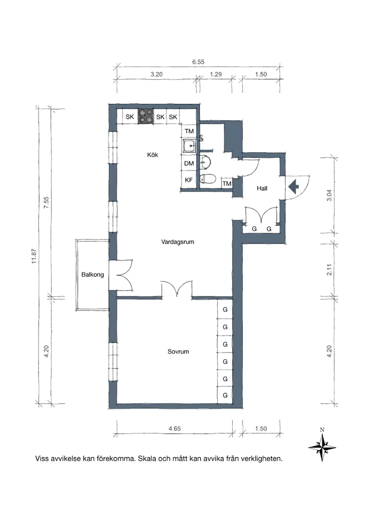 瑞典斯德哥尔摩灰色调公寓 - Gallery image 10