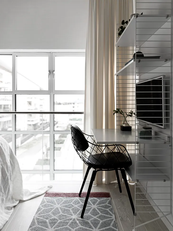 Двухрівневий будинок у білому кольорі в Швеції (97 м²) - Gallery image 11