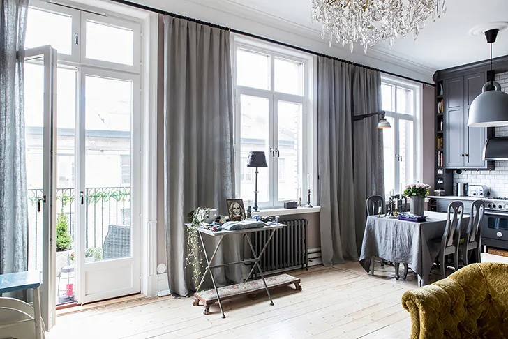 瑞典斯德哥尔摩灰色调公寓 - Gallery image 1