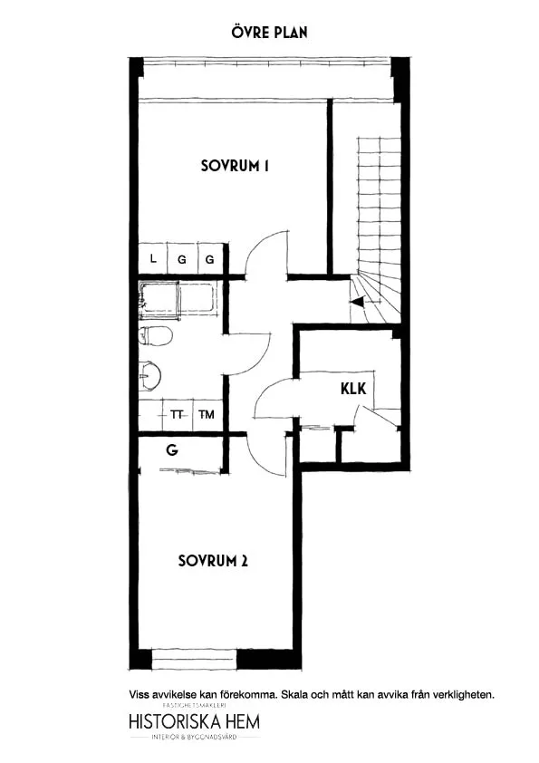 Двухрівневий будинок у білому кольорі в Швеції (97 м²) - Gallery image 18