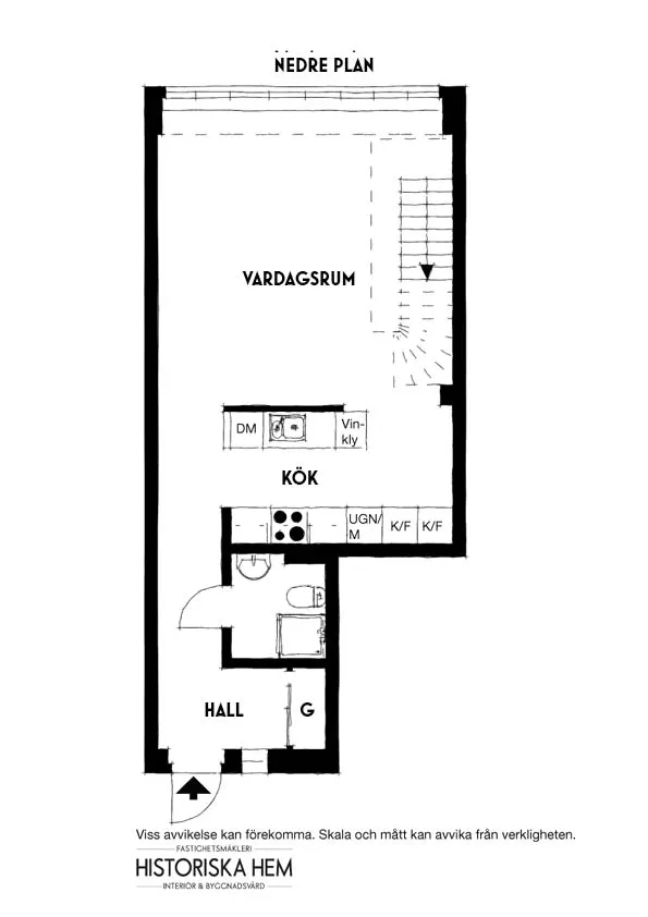 Двухрівневий будинок у білому кольорі в Швеції (97 м²) - Gallery image 17