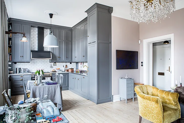 瑞典斯德哥尔摩灰色调公寓 - Gallery image 15