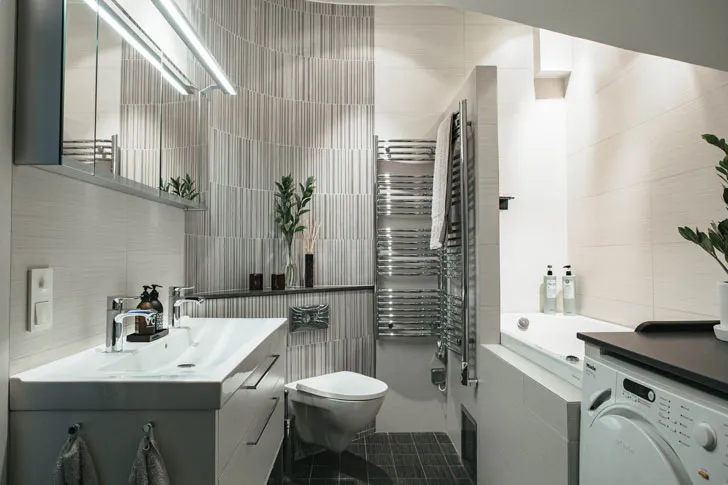 Шведський квартира з чорно-білим дизайном на останньому поверсі - Gallery image 18