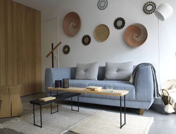 Природні матеріали в інтер'єрі квартири в Парижі - Gallery image 2