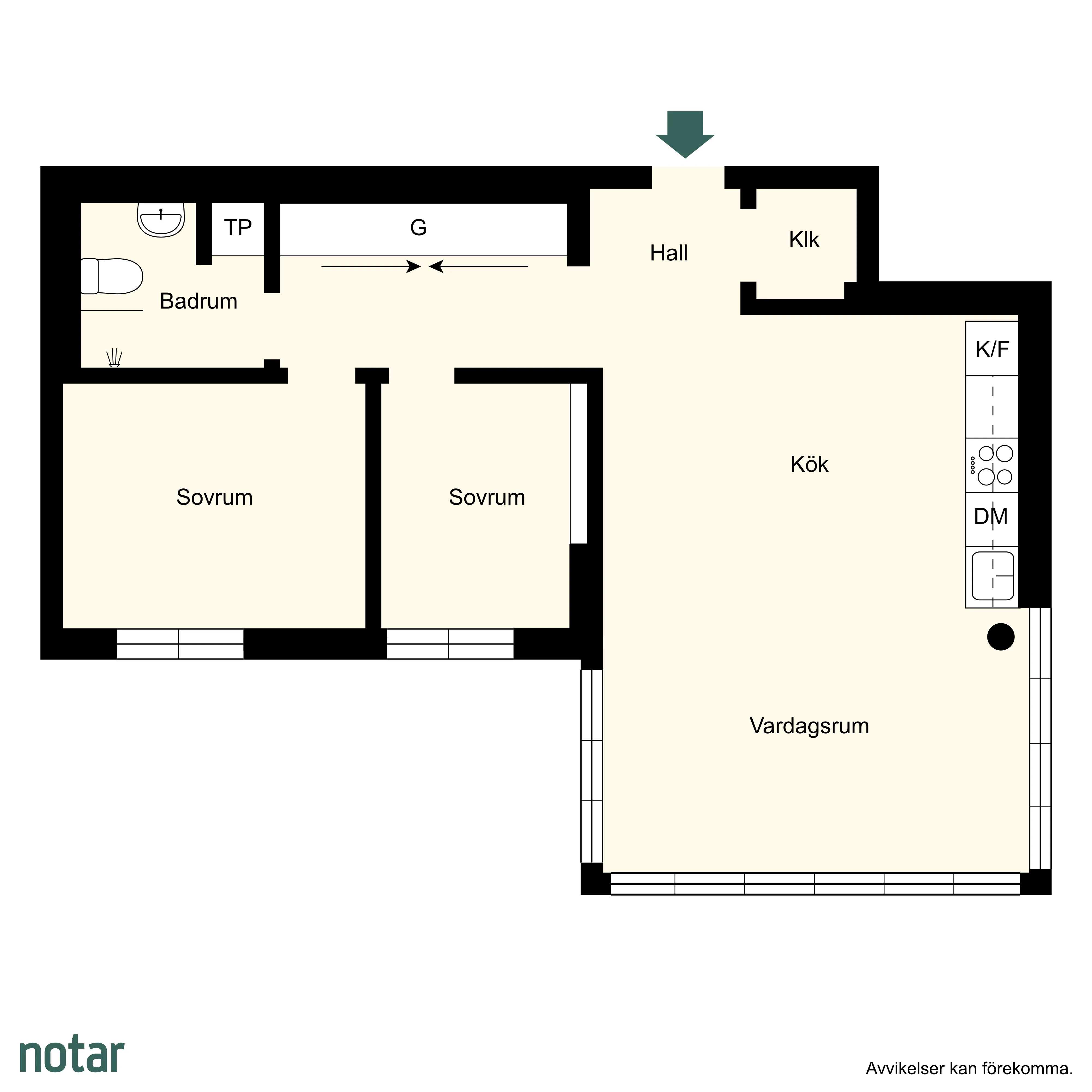 Світла квартира в Стокгольмі (71 кв. м) - Gallery image 20