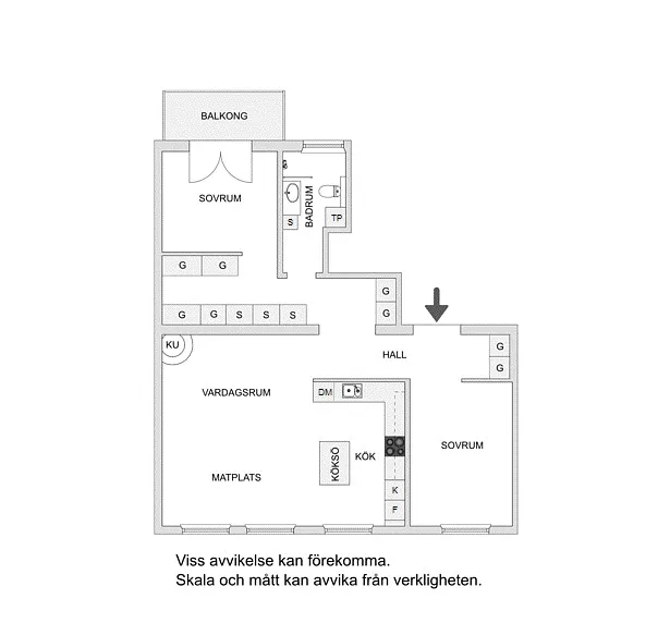 Коли простір вдало спланований — квартира в Швеції (86 кв. м) - Gallery image 14