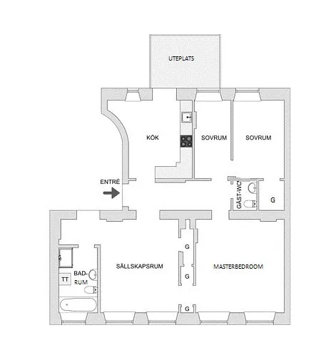 Теплий декор для скандинавського приміщення (94 кв. м) - Gallery image 16