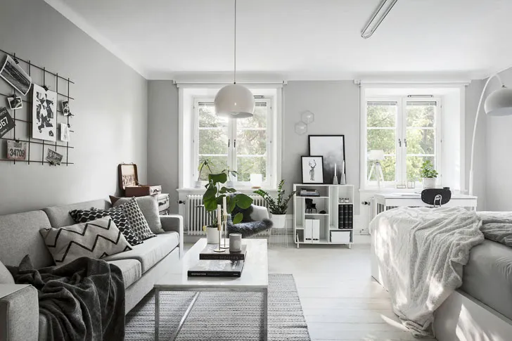 Design of Small Spaces: Open Interior of a 44 sq. m Apartment - 2