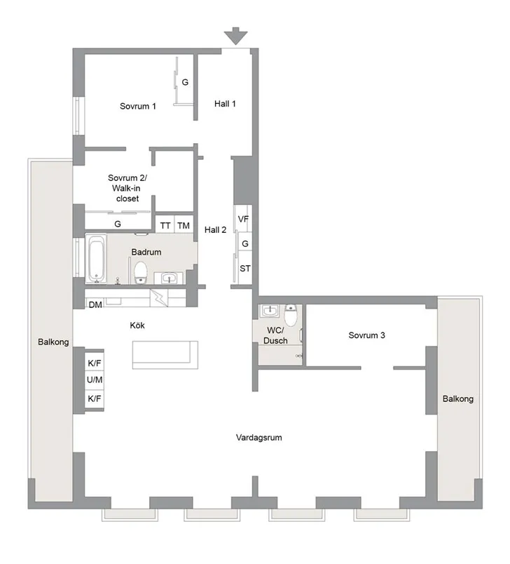 Life in Gray: Stylish Apartments in Stockholm (120 sqm) - 22