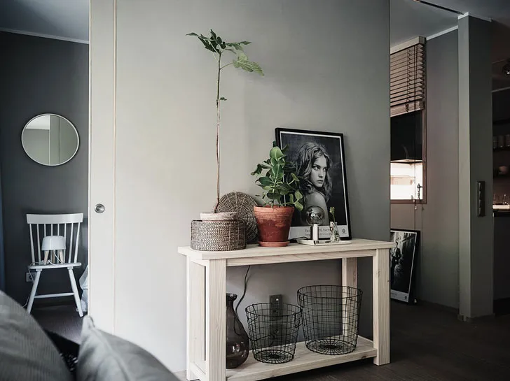 Scandinavian Interior in Dark Tone (49 sq. m) - 8